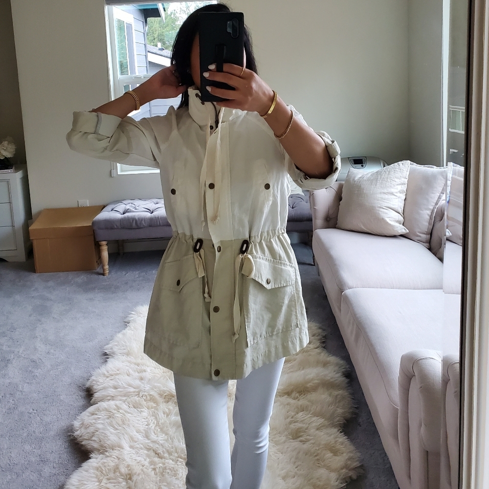 Color block jacket